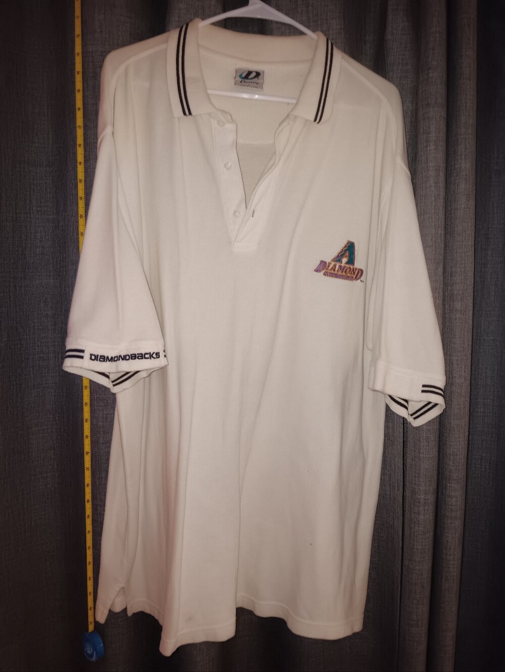 Dynasty Arizona Diamondbacks White Polo Large